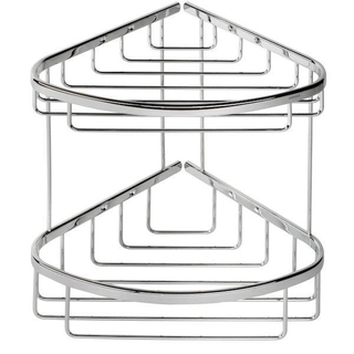 Geesa Basket Corbeille de douche double et grande chrome