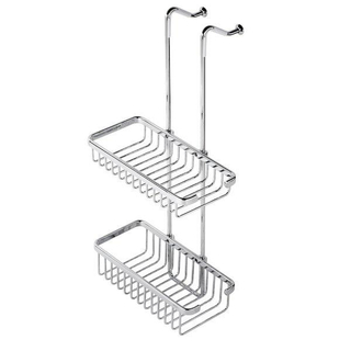 Geesa Basket Douche étagère suspendue double 26,5 cm Chrome