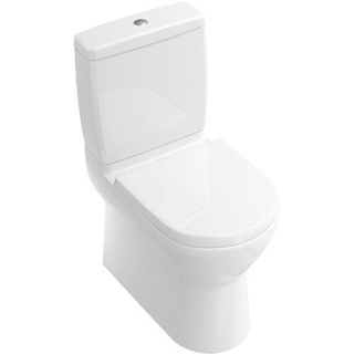 Villeroy & Boch O.novo WC à poser à fond creux sans réservoir avec pied allongé avec connexion dessous Blanc
