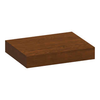 TOPPLAQUE BRAUER Creek suspendue - 240x50x10cm - lamelles chêne marron