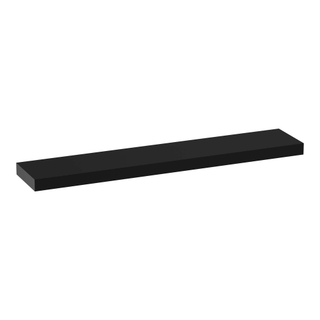 BRAUER Plan sous vasque 240x50x10cm MDF Noir mat