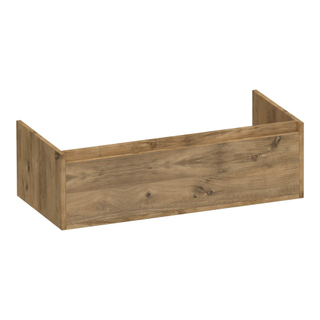 BRAUER Hope wastafelonderkast - 99x30x45.5cm - 1 softclose lade greeploos - 1 sifon uitsparing - Chateau