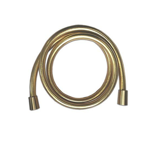 Wiesbaden luxe kunststof doucheslang 150cm geborsteld messing (goud)