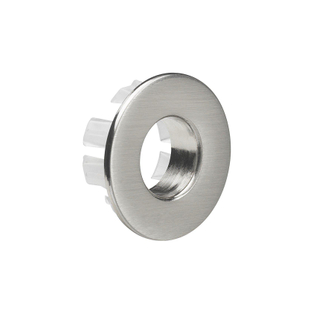 Crosswater MPRO anneau de trop-plein 3cm rond inox brossé
