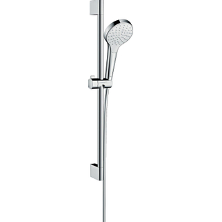 Hansgrohe Croma select s ensemble barre de douche coulissante 65cm 1 jet blanc chrome