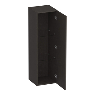 BRAUER Trust Armoire colonne - 120x35x35cm - excl. manette avec 1 porte gauche ou droite pivotante en Bois Anthracite