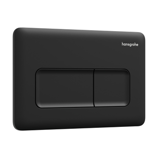 Hansgrohe iFrame Original Q drukplaatvoor dual flush mat zwart