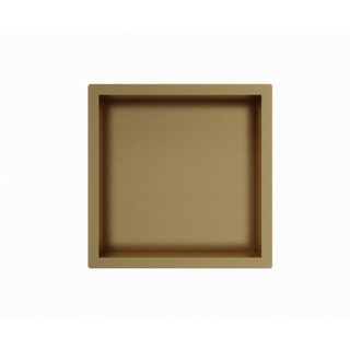 Fortifura Galeria Inbouwnis - 30x30x10cm - Geborsteld Messing PVD (Goud)