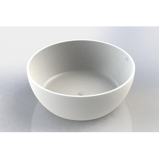 Arcqua Cusco Baignoire îlot ronde 153cm brillant blanc