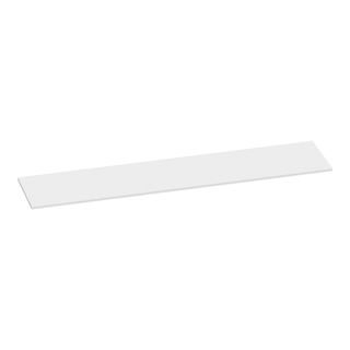 Brauer Ocean Slim Plan sous vasque - 220.4x46x1.8cm - Blanc mat