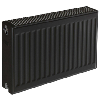 Plieger paneelradiator compact type 22 400x1000mm 1274W zwart grafiet (black graphite)