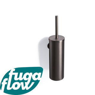 FugaFlow Efficiente Acces brosse WC avec support rond inox