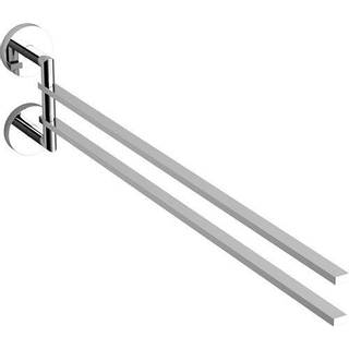 Clou Flat Porte-serviettes double 4.6x7.7x48.7cm chrome