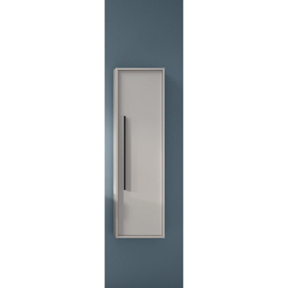 FugaFlow Eccelente Arredo Armoire colonne 120x34.5x34.5cm - 1 porte - MDF - Greige