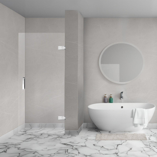 Aqua Vista Pisa Giro de Luxe front draaideur 80x200 cm Brush Copper