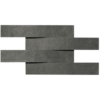 SAMPLE Serenissima Evoca Mozaïektegel voor wand 20x30cm 10mm gerectificeerd porcellanato Graphite