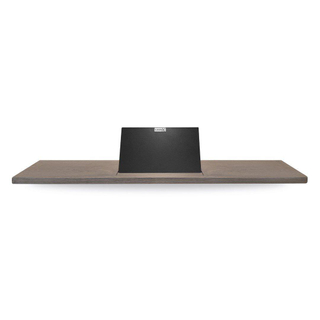 Étagère de baignoire Looox Wood collection 88cm avec support chêne noir mat noir mat