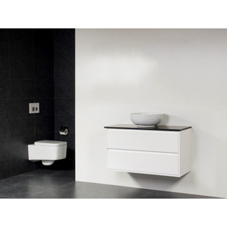 BRAUER New Future Corestone13 vasque à poser blanche meuble 100cm Blanc brillant sans miroir