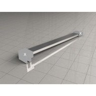Wiesbaden Comfort Shower Losse vierkante stabilisatiestang 120cm