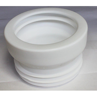 Wisa manchon de cuvette en plastique droit 100 110mm droit modèle bas blanc
