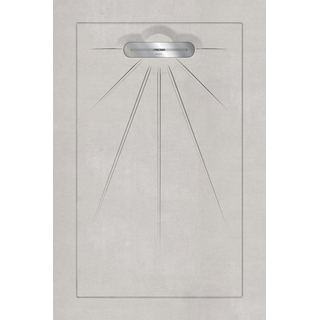 Vtwonen Mold carreau de sol 90x135cm ciment (carreau de douche) mat