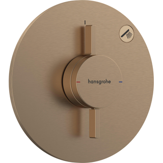 Hansgrohe Duoturn S robinet encastré pour 1 fonction brushed bronze