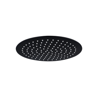Fortifura Calvi Hoofddouche - 25cm - rond - 6mm - zwart mat - OUTLET UDEN