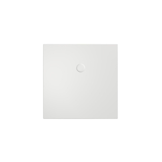 Xenz flat sol de douche 90x90x4cm rectangle acrylique blanc