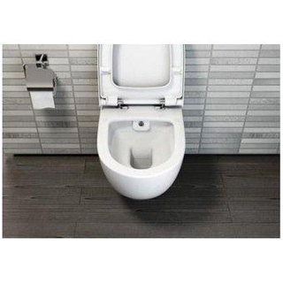 Plieger Zano WC suspendu à fond creux rim ex avec fonction bidet 36.5x54cm avec fixation cachée blanc
