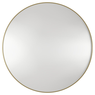 Haceka Deco spiegel - 80x80cm - rond - geborsteld goud