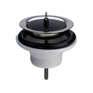 Viega Project simplexplug 1 1/2 x 80 kunststof met stop chroom OUTLETSTORE