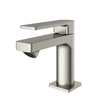 Hotbath Gal Robinet lave-mains à poser - bec 10,2 cm - PVD - nickel brossé