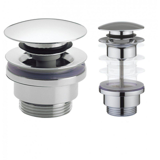 Saniclass klikwaste afvoerplug - 5/4" - chroom