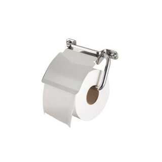 Haceka Ixi Porte rouleau papier toilette avec abattant polished chrome