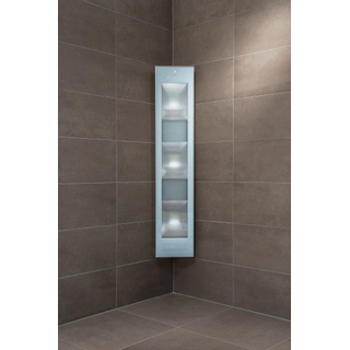 Sunshower Combi White Appareil en saillie UV et infrarouge 29x144x22,8cm corps entier 2000 watts blanc/aluminium