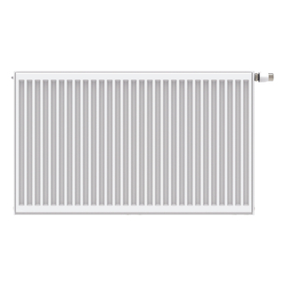 Stelrad Novello 8 paneelradiator 40x140cm type 22 1743watt 8 aansluitingen Staal Wit glans