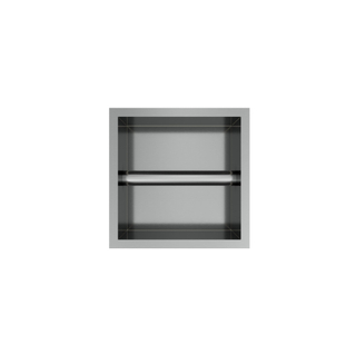 Hotbath &MORE Inbouw Toiletrol Houder - 16x16x13cm - RVS 316