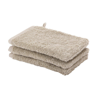 Aquanova London Gant de toilette - 16x22cm Lin beige à l'unité