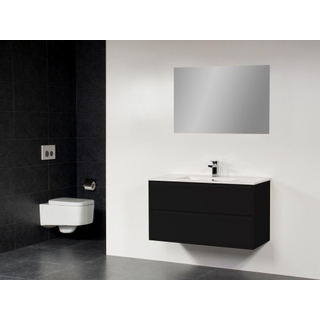 Saniclass New Future Empoli badmeubel 100cm met spiegel zwart