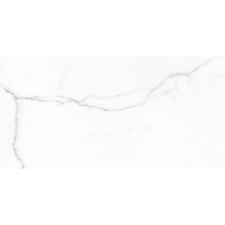 SAMPLE Cifre Cerámica Statuario Carrelage mural et sol - rectifié - effet marbre - Blanc/Noir mat (noir)