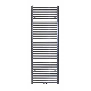 HR Badmeubelen Polo Designradiator - 40x8x170cm - middenaansluiting - 654 watt - graphit glossy SHOWROOMMODEL