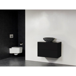 BRAUER New Future XXS Corestone13 Vasque martelée meuble 80cm sans miroir noir