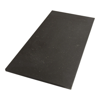 BRAUER Vulcanic topblad - 80x40x2cm - zonder kraangat - natuursteen - basalt antraciet