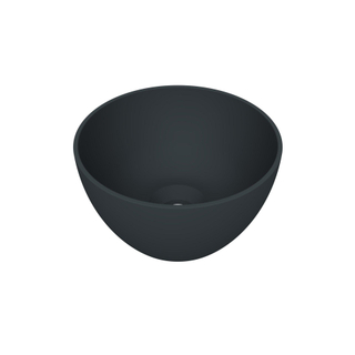 Arqua Olivia Waskom - 22x22cm - rond - opbouw - mat antraciet