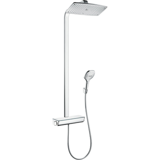 Hansgrohe Showerpipe Raindance Select E 360 1jet, Bras de douche 380mm chromé