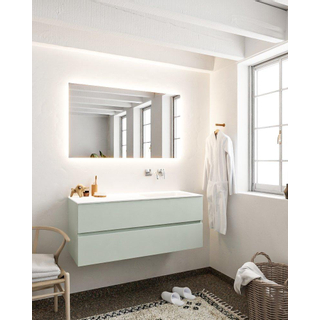 Mondiaz VICA ensemble de meuble de salle de bain - 120cm - meuble sous-vasque gris - 2 tiroirs - lavabo cloud droite - sans trou de robinet XL version 60cm haut