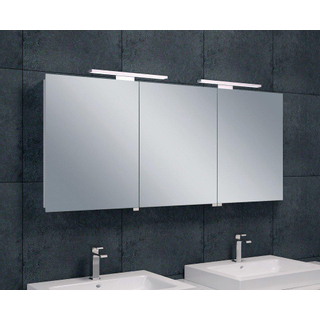 Xellanz Bright Armoire miroir 140x60x14cm avec éclairage LED aluminium