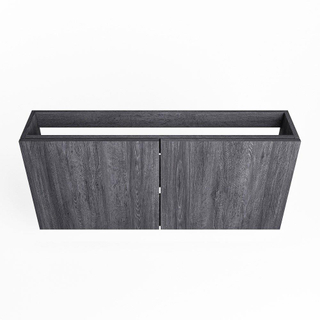 Mondiaz FOWY Meuble sous lave-mains - 110x22x50cm - 2 portes - push to open - softclose - Antracite