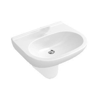 Villeroy & Boch O.novo wastafel 55x45cm zonder overloop 1 kraangat wit