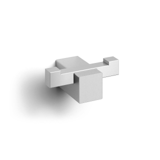 Zack Carvo Crochet à serviette - 7x3cm - double - inox brossé